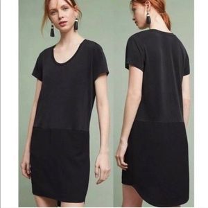 Anthropologie Dolan Left Coast Loren Tunic Dress Black XS extra small